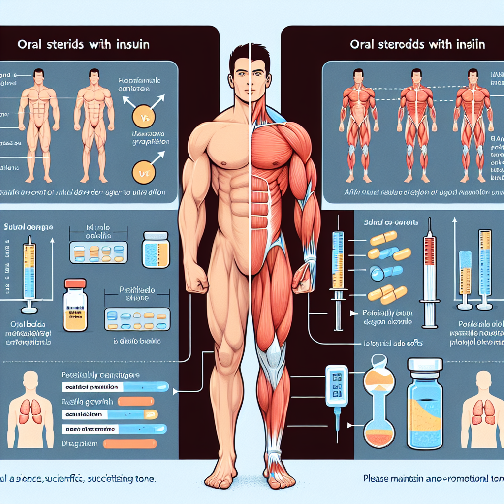 Diferencias en resultados al usar Esteroides orales con y sin insulina