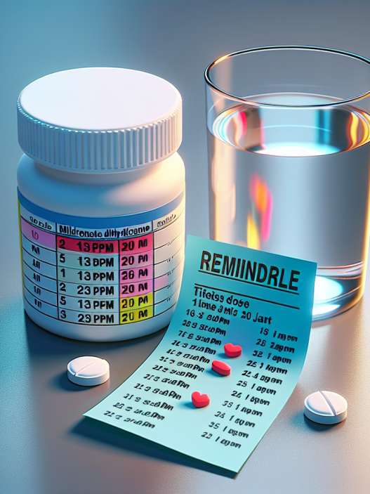 Qué hacer si se olvida una dosis de Mildronate Dihydricume