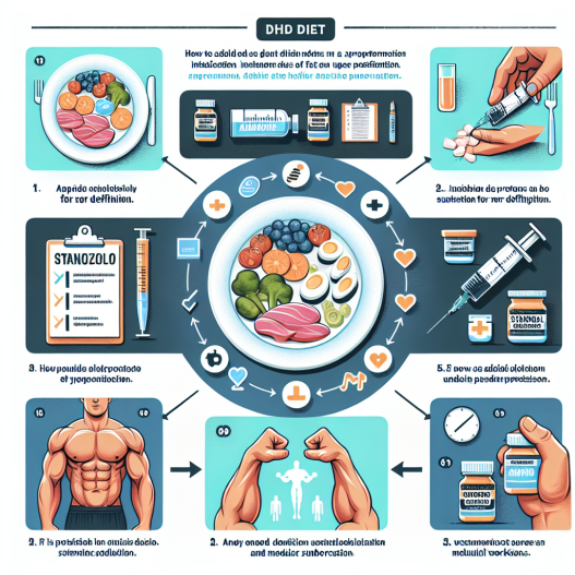 Cómo ajustar la dieta con Inyección de estanozolol para definición