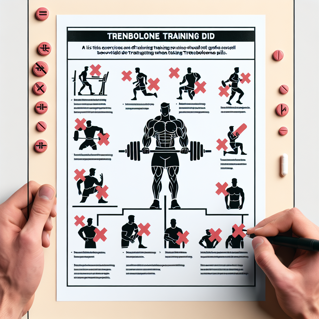 Qué formas de entrenamiento evitar con Pastillas de trembolona