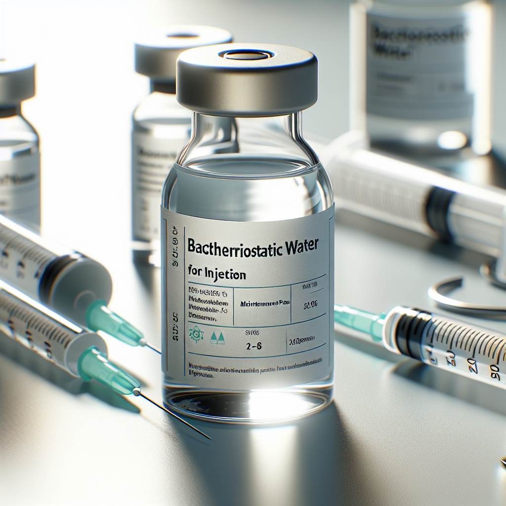 Agua bacteriostática para inyección en fases de mantenimiento