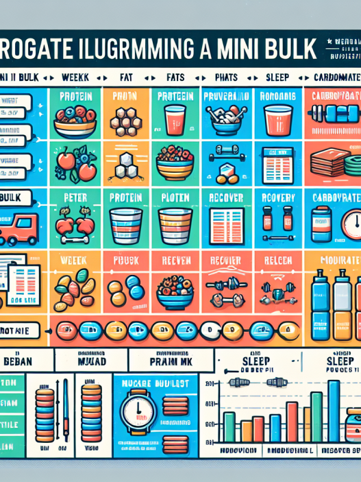 Cómo programar un mini bulk con Preparativos para ganar masa muscular