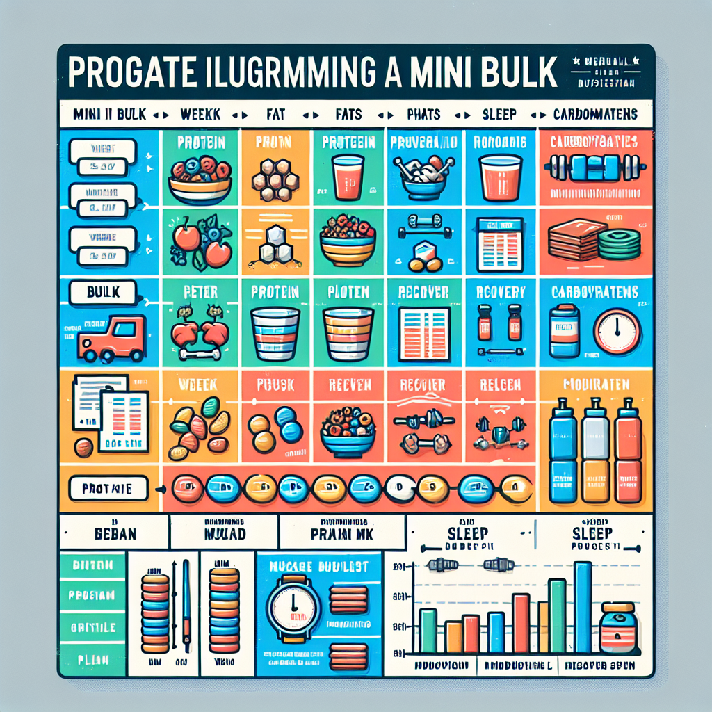 Cómo programar un mini bulk con Preparativos para ganar masa muscular
