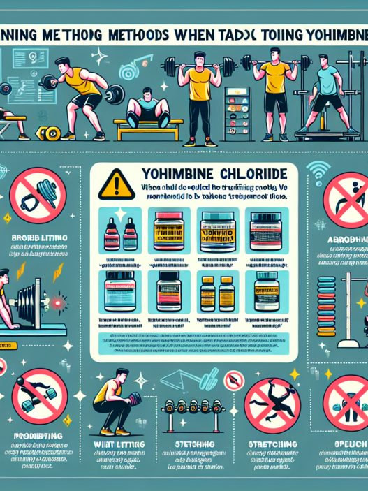 Qué formas de entrenamiento evitar con Yohimbine chlorine