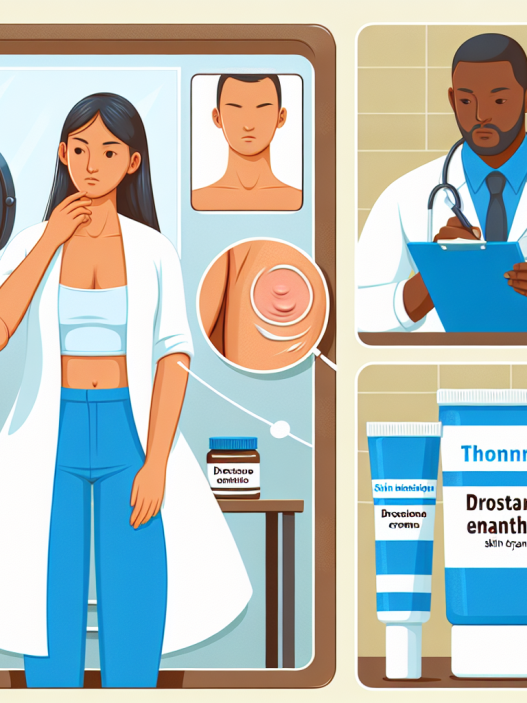 Qué hacer si Enantato de Drostanolona produce cambios en la piel