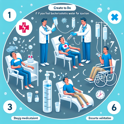 Qué hacer si sientes mareo durante un ciclo con Agua bacteriostática para inyección