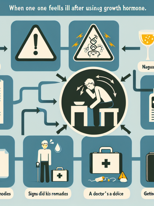 Qué hacer si te sientes enfermo usando Hormona del crecimiento