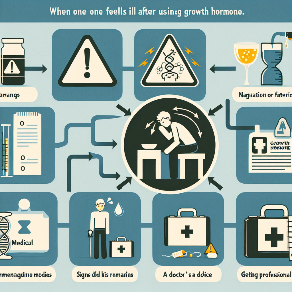 Qué hacer si te sientes enfermo usando Hormona del crecimiento