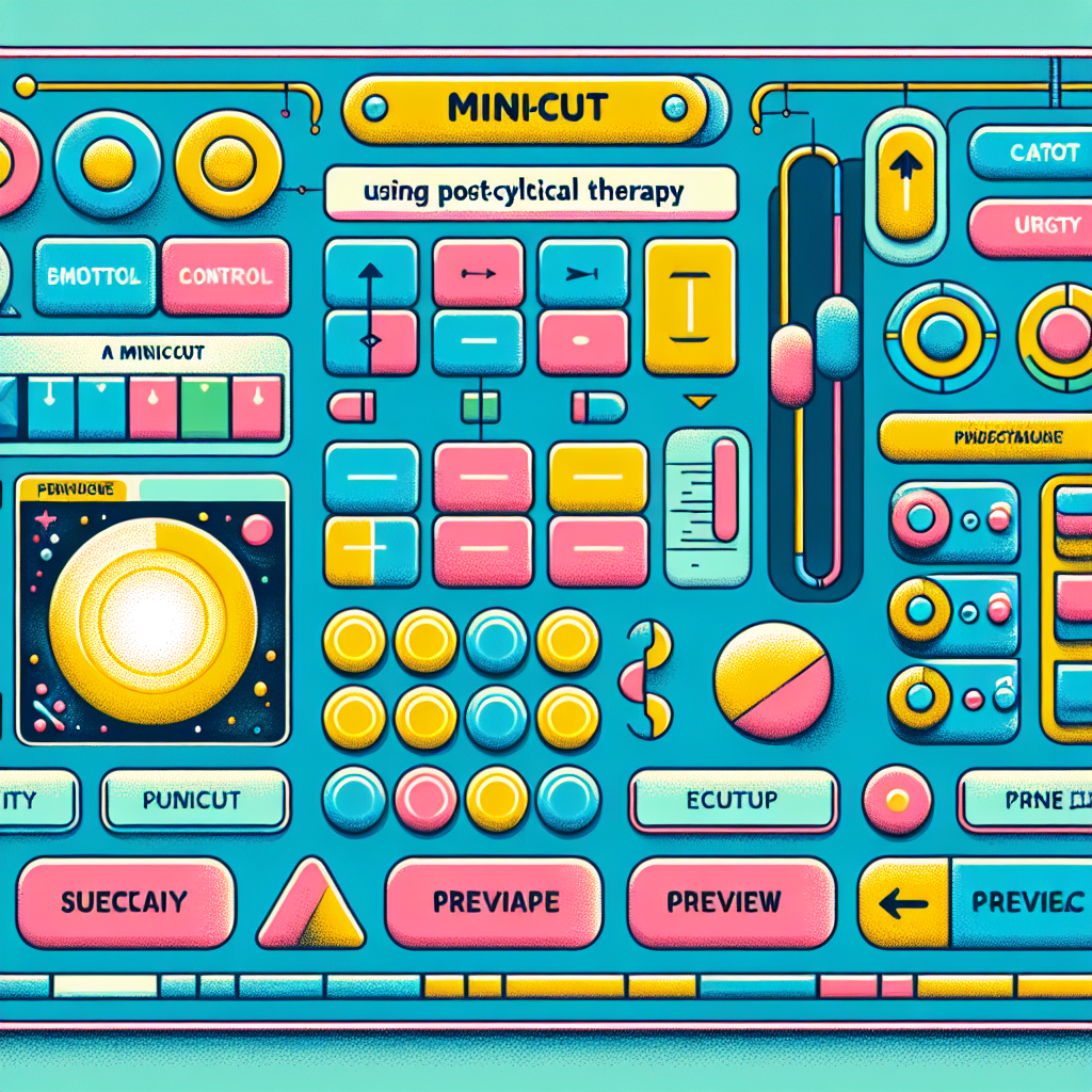 Cómo programar un minicut usando Terapia post-cíclica