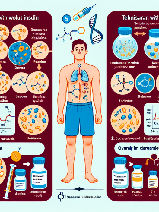 Diferencias en resultados al usar Telmisartan con y sin insulina