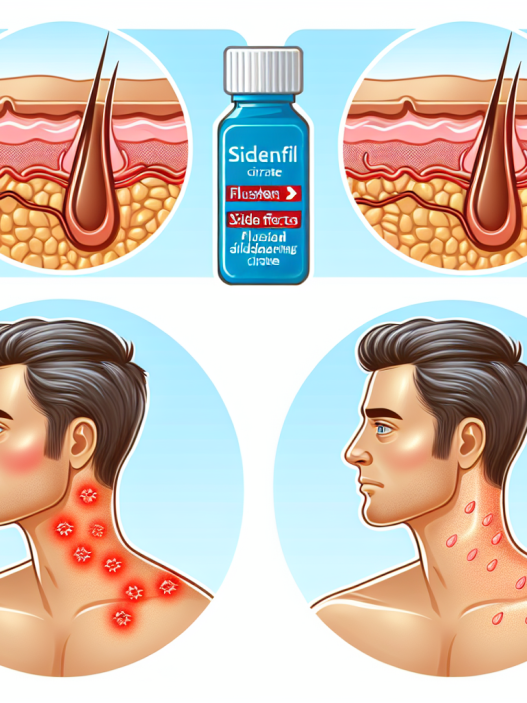 Qué cambios hay en la piel durante el uso de Sildenafil Citrate (Viagra generic)