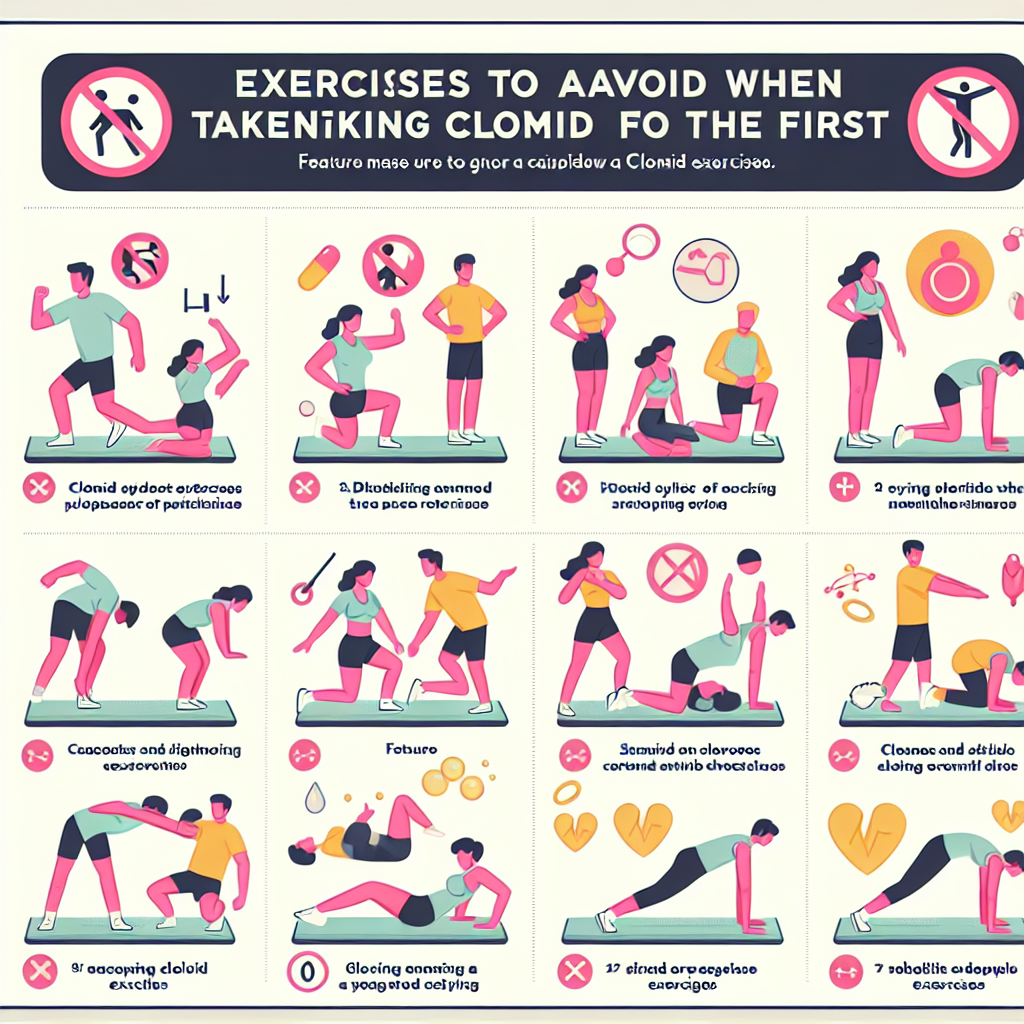 Qué ejercicios evitar si usas Clomid por primera vez