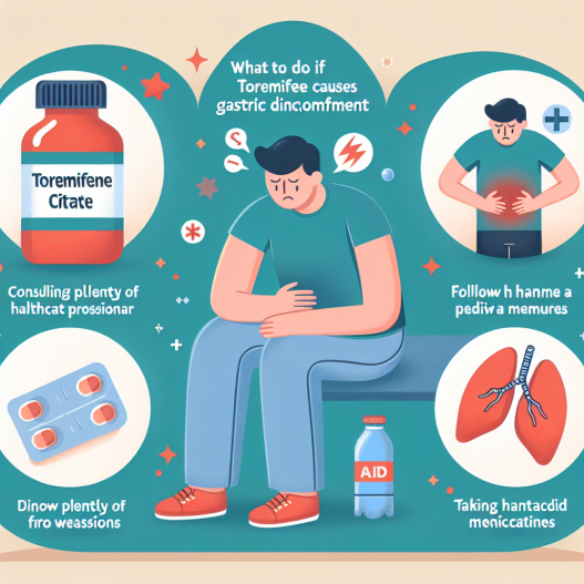 ¿Qué hacer si Citrato de toremifeno causa molestias gástricas?