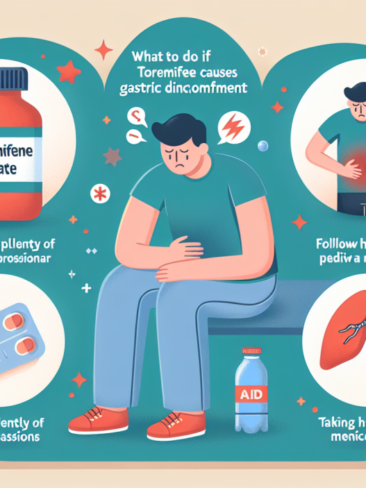 ¿Qué hacer si Citrato de toremifeno causa molestias gástricas?