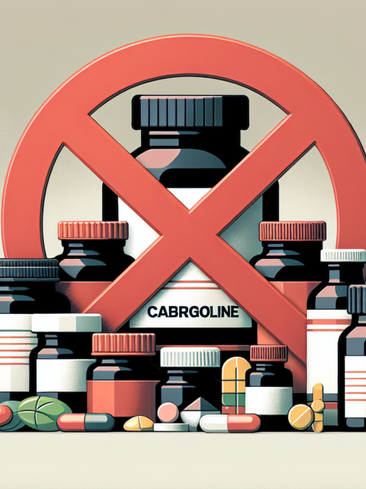 Qué suplementos no deben coincidir con Cabergolina