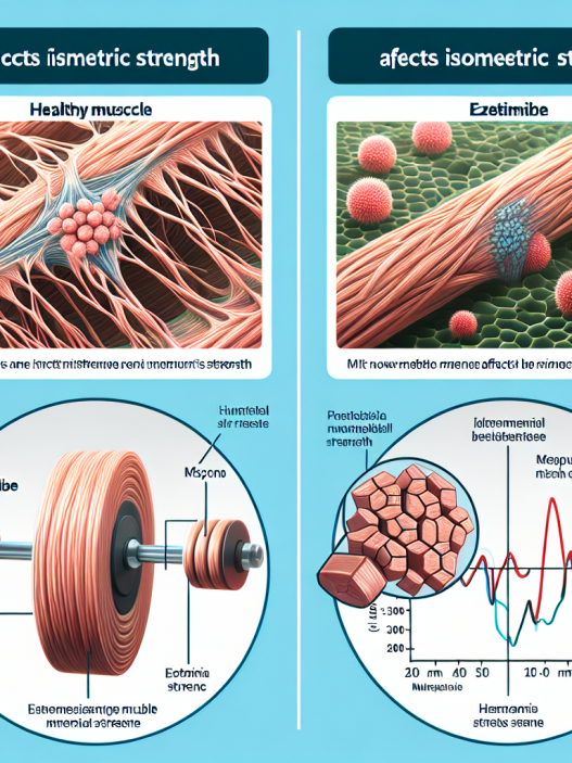 Cómo afecta Ezetimiba a la fuerza isométrica