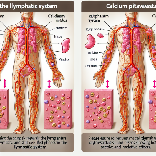 Cómo afecta Pitavastatina cálcica al sistema linfático