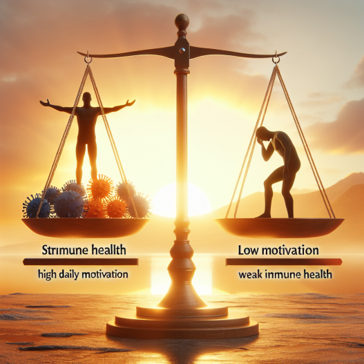 Cómo impacta Salud inmunológica en la motivación diaria