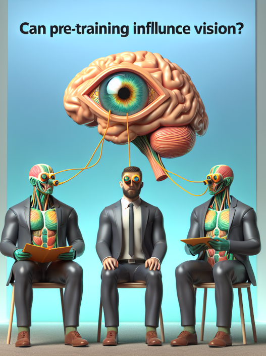 ¿Pre-Entrenamiento puede influir en la visión?