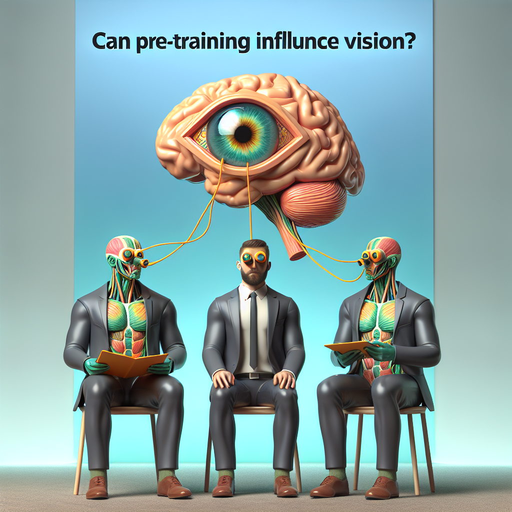 ¿Pre-Entrenamiento puede influir en la visión?