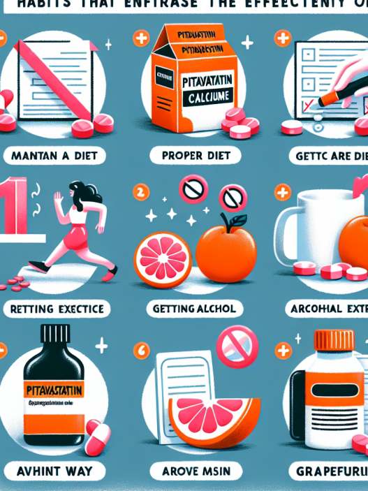 Qué hábitos mejoran la eficacia de Pitavastatina cálcica